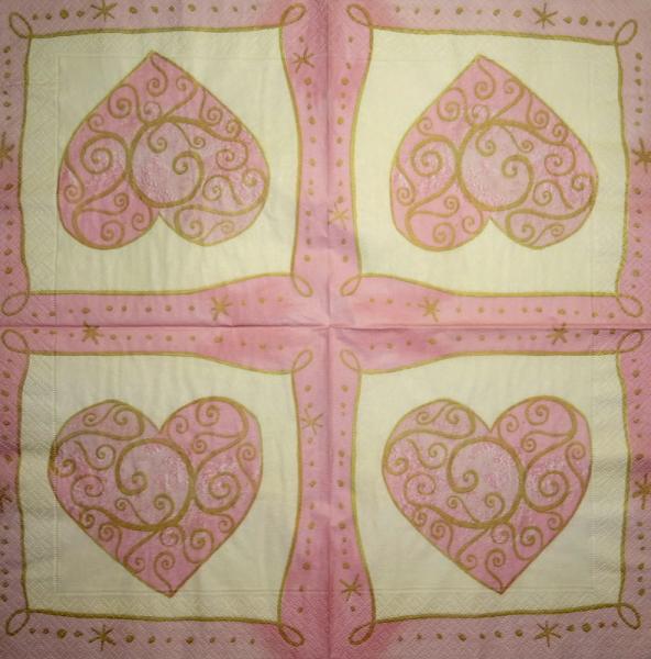 025 Heart / Hearts - 3-ply - Herlitz